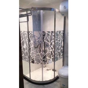 Buy cheap Artical Glass Aluminium Shower Cubicles Sliding Open Polished Surface from wholesalers