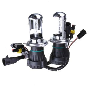 Buy cheap 12V 35W H4 HI / LO Xenon HID Headlight Bulbs 4300K 6000K 8000K Durable product