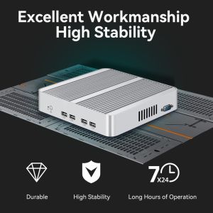 Intel Core i7 Series Mini PC With Dual LAN Dual COM And Single Channel DDR3L RAM