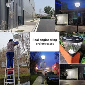 Buy cheap IP65 No Wiring LED Solar Garden Lamp With Battery 3.2/26000mAh, Courtyard Decorative Solar Street Lights from wholesalers