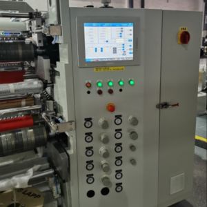 2100mm Substrate Width Winder Rewinder Machine Turret Slitter Rewinder Rewinder