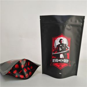 Buy cheap Custom Matte Finish Smell Proof Bags Moisture Proof Resealable Plastic Food Seal Packaging from wholesalers