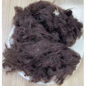 Buy cheap non siliconized Recycled Polyester Fiber 1.5D 38mm Dark Coffee from wholesalers