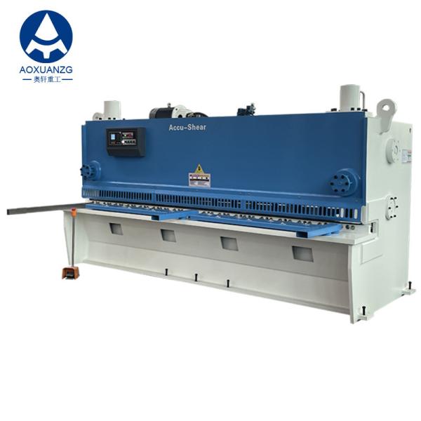 6*3200mm CNC Hydraulic Guillotine Shearing Machine Cutter With 1-3° Shearing