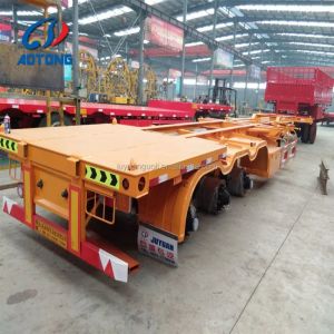 NDRC Announced Enterprise 20 Feet 40ft Container Semi Remorque Container Chassis