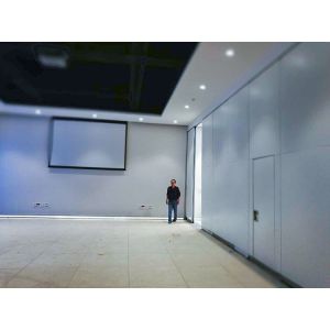Buy cheap Sliding Single Glazed Office Glass Partition Wall with Concealed Connections and Transparent Coloured Glass from wholesalers