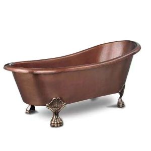 Buy cheap Luxury Freestanding Bathtub Handmade Copper Bath Tarnish Resistant from wholesalers