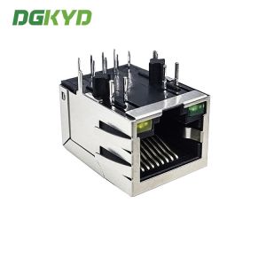 10/100 BASE RJ45 With Integrated Magnetics Ethernet Connector Surface Mount