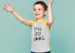 Buy cheap Summer Cotton Sleeveless Children's Clothing Custom Printed T - Shirt Casual Vest from wholesalers