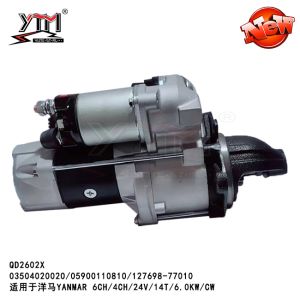 Buy cheap Starter motor 24V 6KW 14T for yanmar 6CH 6CX 4CH 12761077020 12769877010 from wholesalers