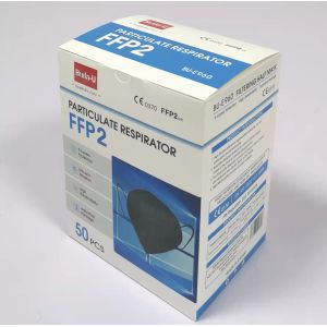 Buy cheap FFP2 Protective Face Mask With CE 0370 ,  FFP2 Dust Mask With Good Packing Box , Black Color , 50pcs / Box from wholesalers