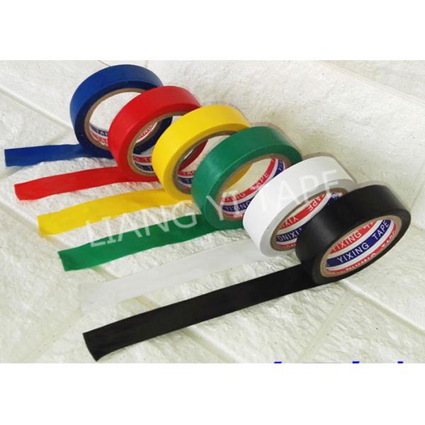 0.10-0.22 mm Thick Pvc Electrical Adhesive Tape , Flame Retardant Rubber