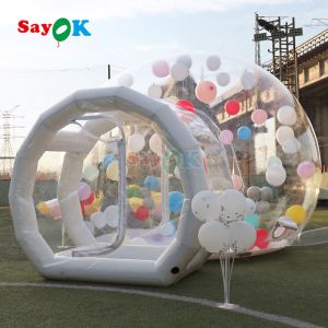 Sayok Overseas Warehouse Transparent Bubble House Inflatable Kids Bubble House