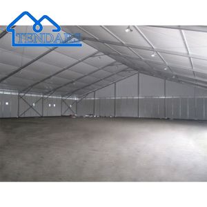 Outdoor White Warehouse Storage Tent Temporary For Work Construction Tent