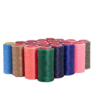 Buy cheap High strength 210D/16 250D/16 Mercerized polyester waxed thread for leather stitching from wholesalers