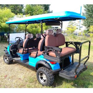 New Buggy 4 Wheel 6-seater Electric Golf Cart with 3.5kw motor Caddie Seat