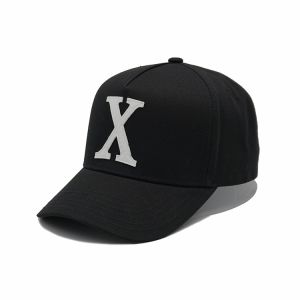 Buy cheap Structured Adjustable 5 Panel Baseball Cap Embroidered Text With Metal Buckle from wholesalers