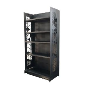 solid practical convenience grocery store white double sided and single display