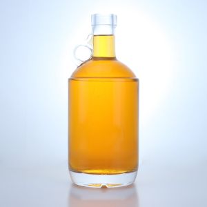 Buy cheap Clear Flint Glass 750ml Unique Design Round Shaped Bottle for Gin Rum Champagne from wholesalers