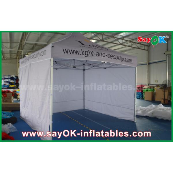 Buy cheap Easy Up Pop Up Tent White Promtional Aluminum Folding Tent Canopy Tent For Advertising from wholesalers