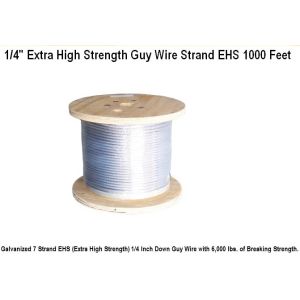 Buy cheap Messenger strand 1/4" EHS product