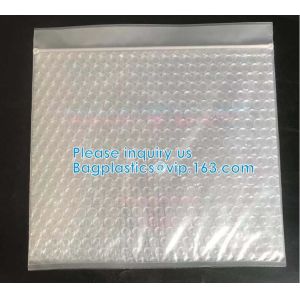 Buy cheap Recyclable Reusable PE Bubble Zipper Bag Slider Bag For Cosmetic Lash Goods Package US Free Shipping Cosmetic Makeup from wholesalers