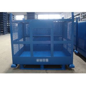 Buy cheap Stackable Forklift Stillage Bin Mesh Pallet Cages Drop Front from wholesalers