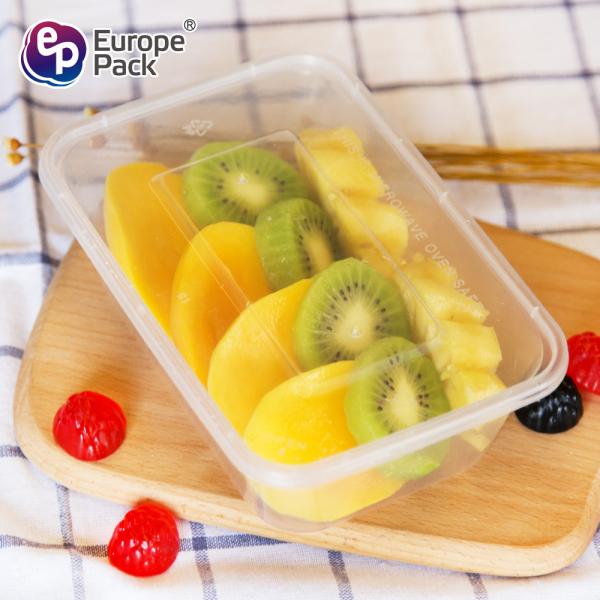 Buy cheap 650ml Microwavable disposable plastic food container bento lunch boxes from wholesalers