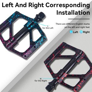 Buy cheap JIELEI Bicycle Pedal Aluminum Alloy Ultralight Seal 3 Bearing Road Bicycle Pedals Accessories Mountain Road Bike Bearing Pedal from wholesalers
