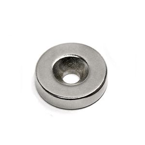 Buy cheap Strong Ring Countersunk NdFeB Neodymium Magnet With Screw Holes N42 from wholesalers