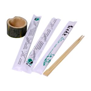 Buy cheap Custom printed opp wrapped disposable bamboo chopsticks 18cm 21cm 23cm from wholesalers