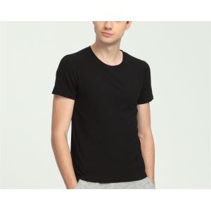 Buy cheap Slim Fit Short Sleeves Custom Bamboo T Shirt Moisture Wicking Quick Dry product