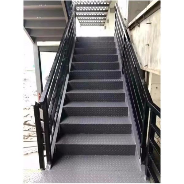 Buy cheap Space-Efficient Prefabricated Galvanized Steel Stair For Project Build from wholesalers