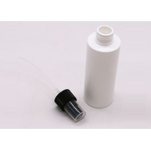 Buy cheap 100ml White HDPE Plastic Bottles Glossy Surface Treatment With Sprayer from wholesalers
