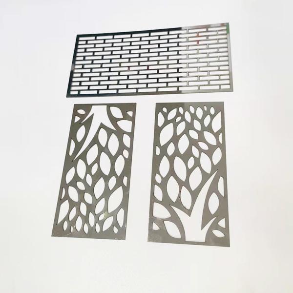 Quality Decorative Laser Engraving Stainless Steel Models Laser Cut Pattern for sale