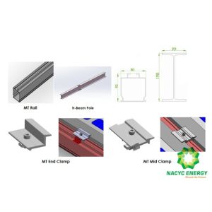 Buy cheap Patented Solar Ground Mount System Solar PV Module Mounting Structure from wholesalers