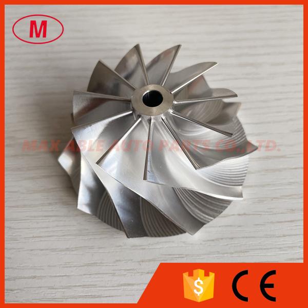 T04B 54.06/71.40mm 11+0 blades high performance turbo milling/aluminum 2618/billet compressor wheel