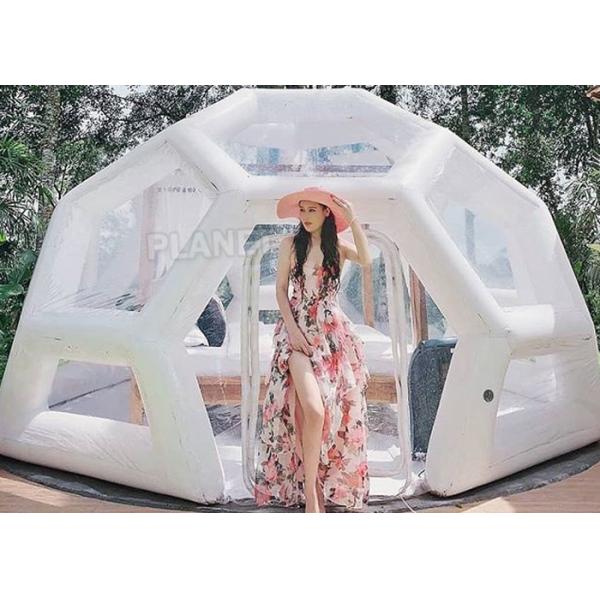 Quality Waterproof 0.8mm Inflatable Bubble Tent For Camping Hotel for sale