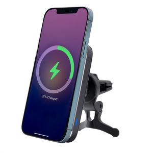 Buy cheap Square silicone surface 10W Magnetic Car Vent Charger 360° Rotation from wholesalers