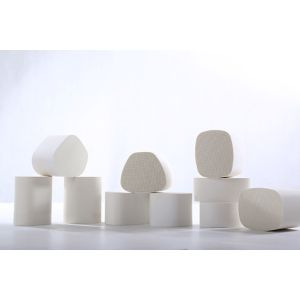 Buy cheap Honeycomb Ceramic / Catalyst Supports White For Vehicle Exhaust from wholesalers