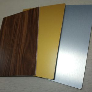 304 316 Brushed Embossed Stainless Steel Plastic Composite Panels , Composite