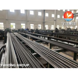 Carbon Steel Low Finned Tube ASTM A179 Heat Exchanger Tube NDT HT, ECT