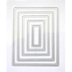 Buy cheap DIY rectangle scrapbook Geometric square die cutter Rectangular embossed document  3942 from wholesalers