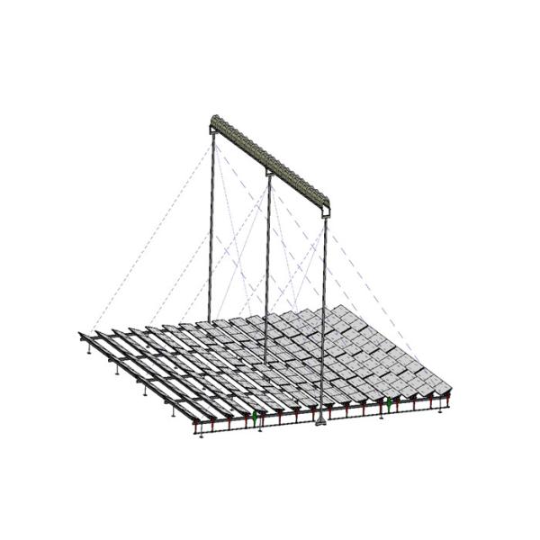 Buy cheap Linear Fresnel Solar Heating System HDG Steel Mounting Frames Customized Color from wholesalers