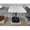 Buy cheap Professional Coffee Table Base Sandy Texture Square Office Table With Pedestal Base from wholesalers