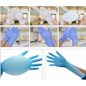 China Breathable Exam Bulk Nitrile Disposable Gloves Medium on sale