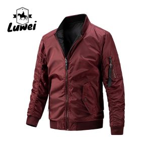 Oem Clothing Jaket Winter Windproof Bomber Utility Polyester Motorcycle Fabric