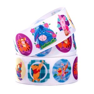 Buy cheap Wholesale Custom Printed 1cm Width Pink DIY Handmade Polyester Ribbon Tape With Logo from wholesalers