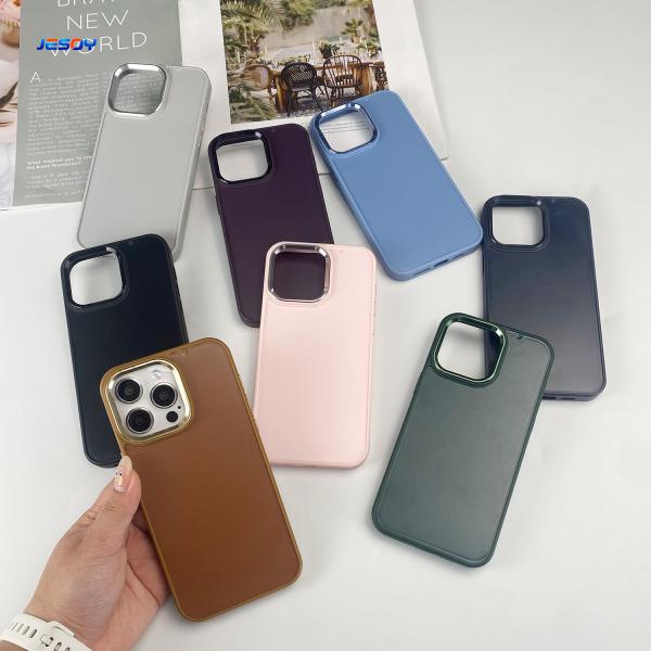 Buy cheap Business Style Groove iPhone Case Metal Frame Cell Phone Protective Case Back Cover 1mm Depth from wholesalers