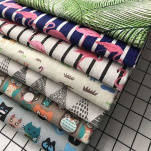Buy cheap Men Women Shirt Poly Linen Fabric Dying Print For Home Textile 150CM Width from wholesalers